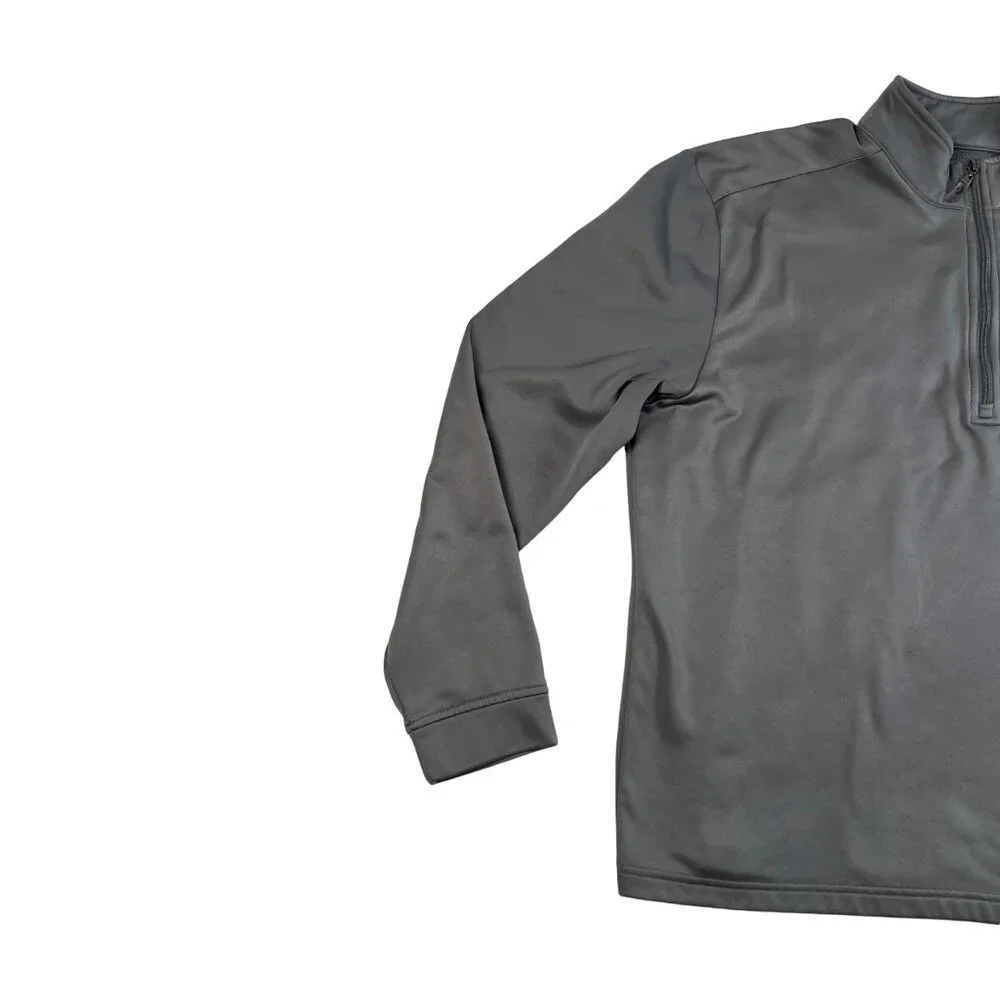 Callaway Golf Shirt Men's Long Sleeve 1/4 Zip Mock Neck Pullover Gray XL - Picture 3 of 11